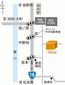 地図を拡大する